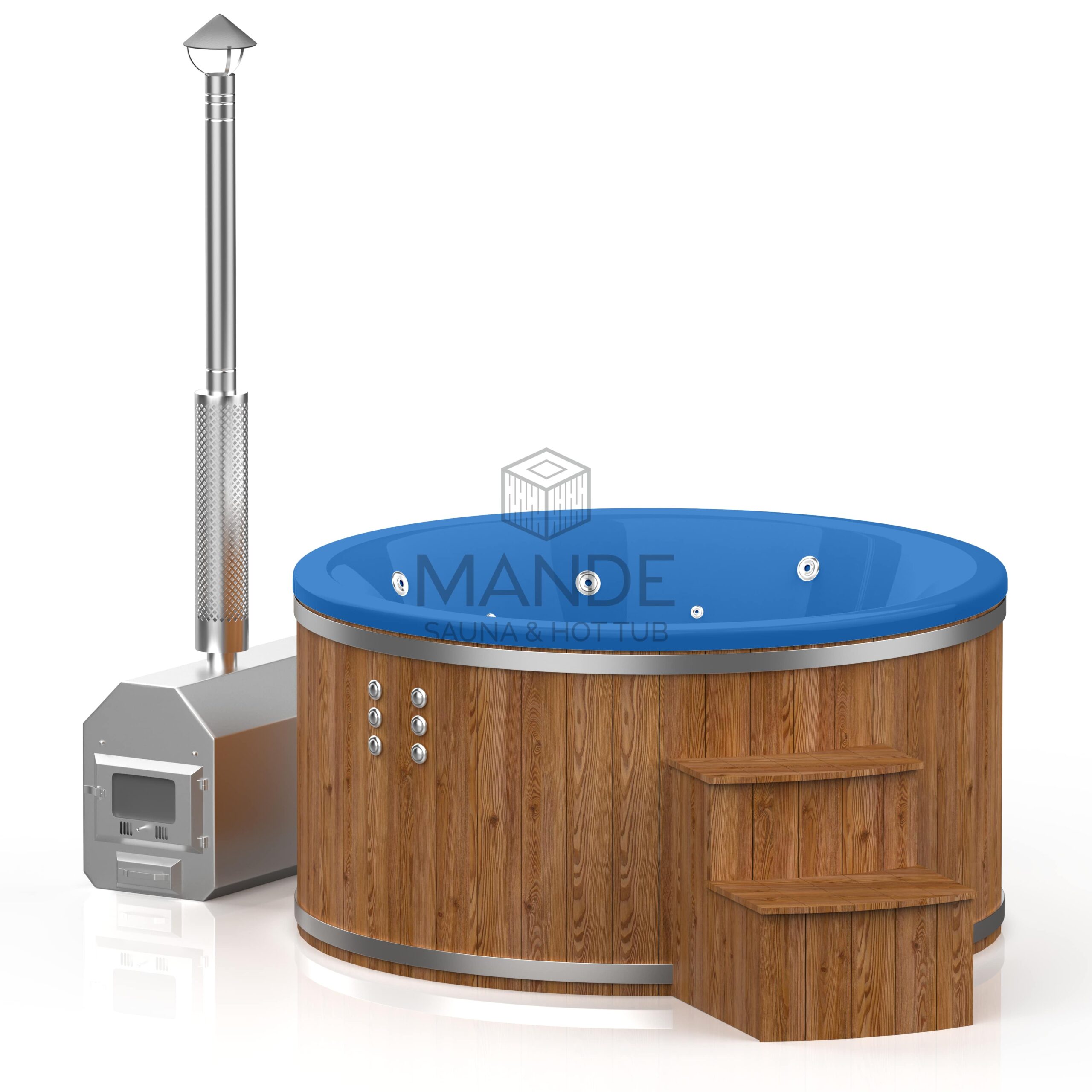 Hot tub with external oven 1.8m interior / 2.0m exterior – Thermo wood Hot tub with external oven 1.8m interior / 2.0m exterior – Thermo wood