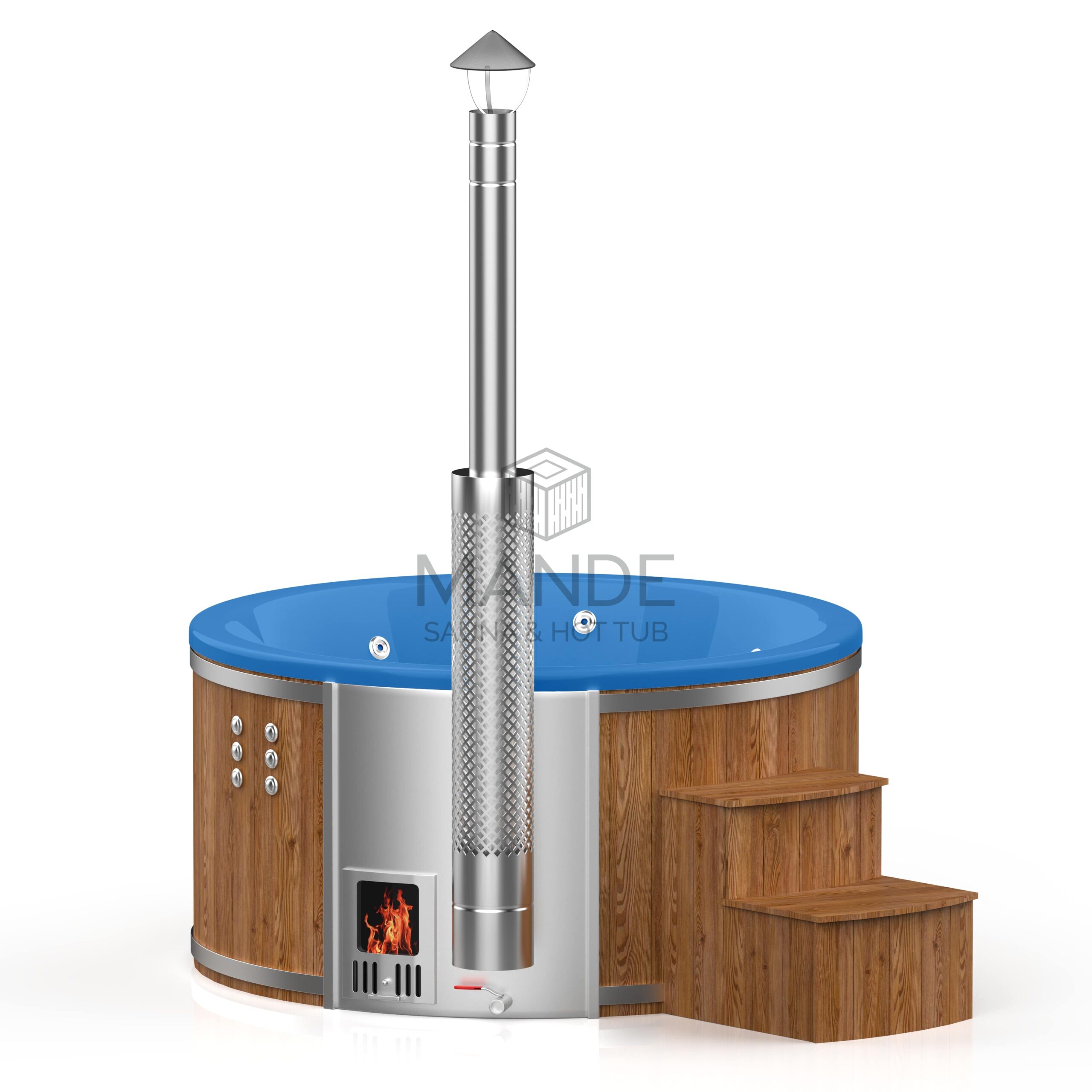 Hot tub with integrated oven – Thermo wood-2 Hot tub with integrated oven – Thermo wood