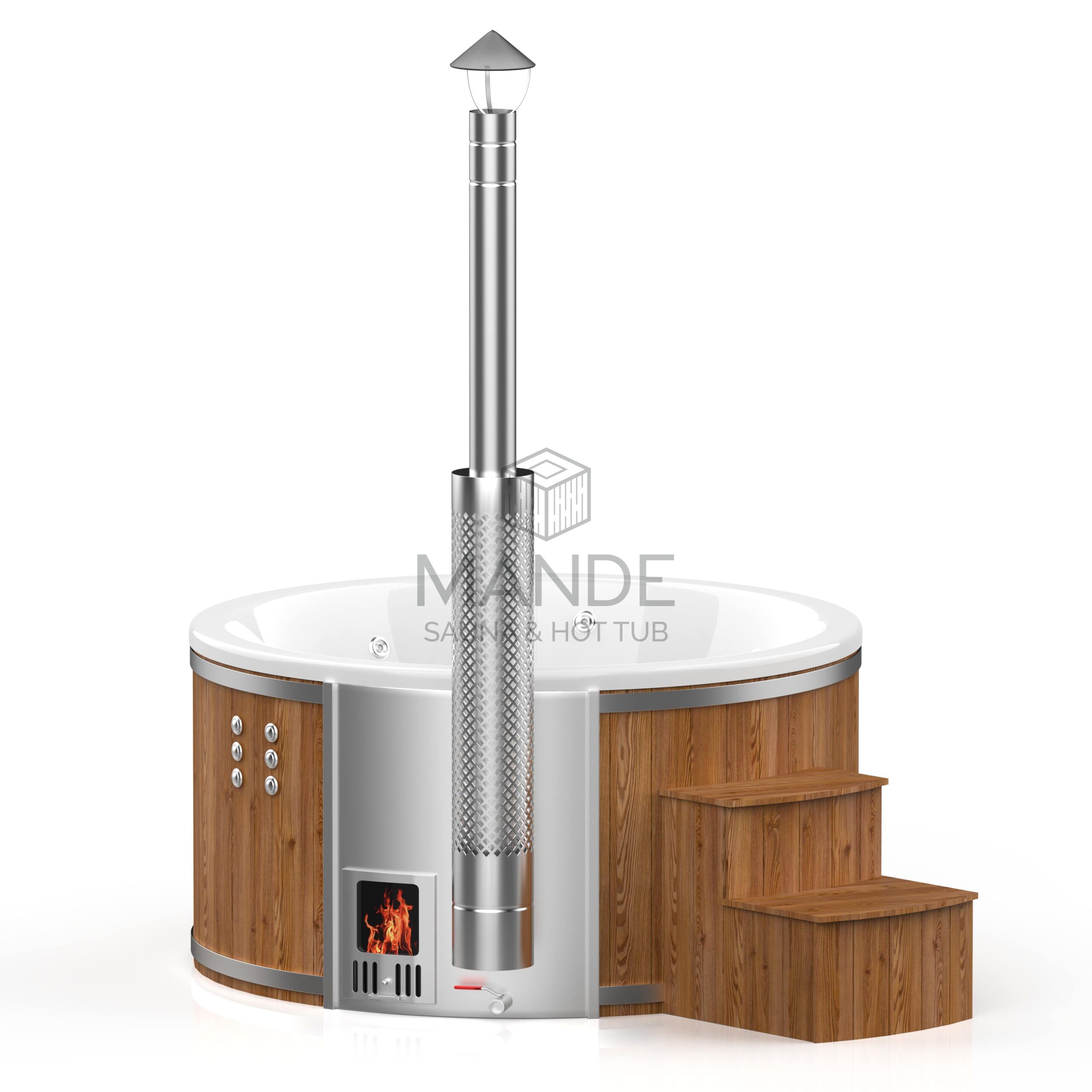 Hot tub with integrated oven – Thermo wood Hot tub with integrated oven – Thermo wood