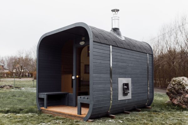 3M CUBE sauna with a terrace