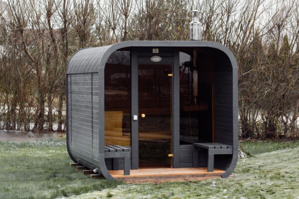 3M CUBE sauna with a terrace