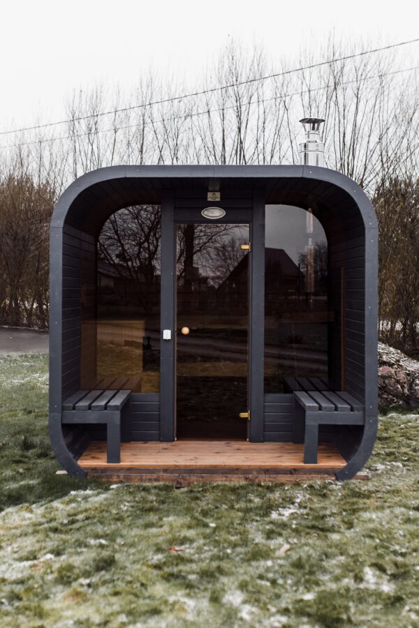 3M CUBE sauna with a terrace