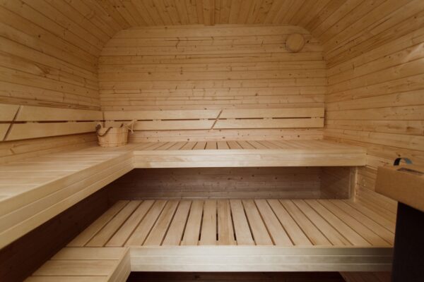 3M CUBE sauna with a terrace