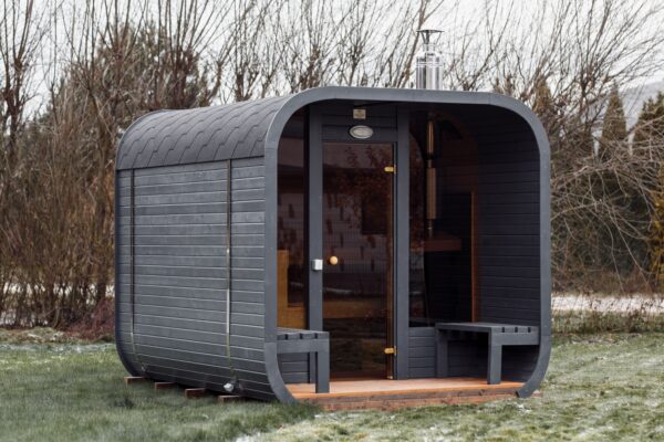 3M CUBE sauna with a terrace