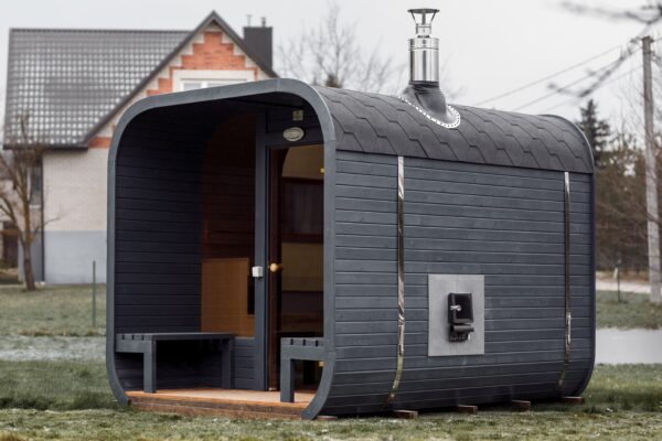 3M CUBE sauna with a terrace