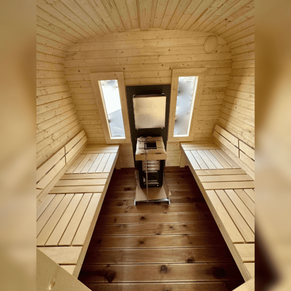 4M CUBE sauna with anteroom