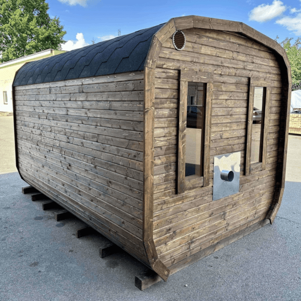 4M CUBE sauna with anteroom