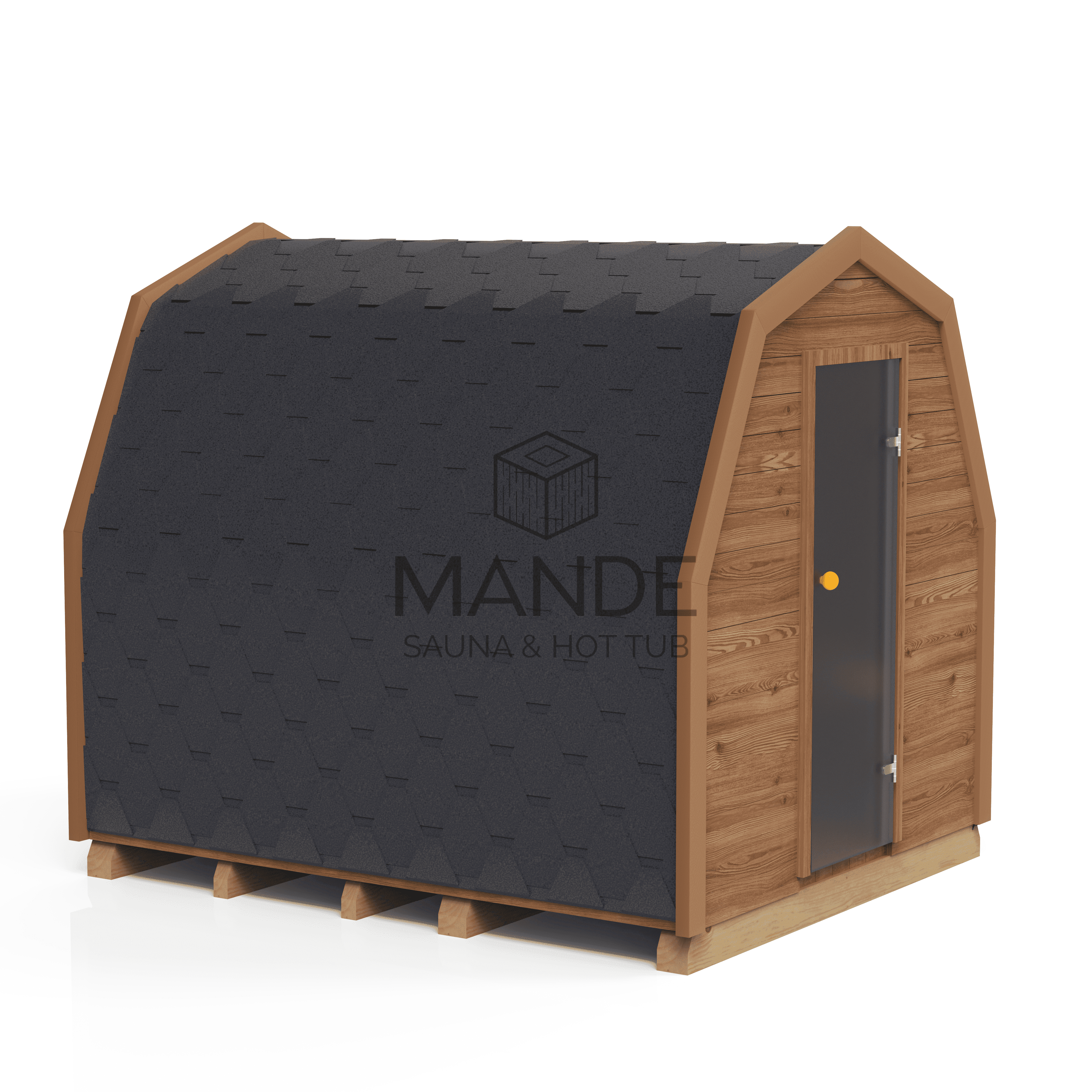 IGLU sauna with anteroom 3M - Thermo wood IGLU sauna with anteroom 3M - Thermo wood