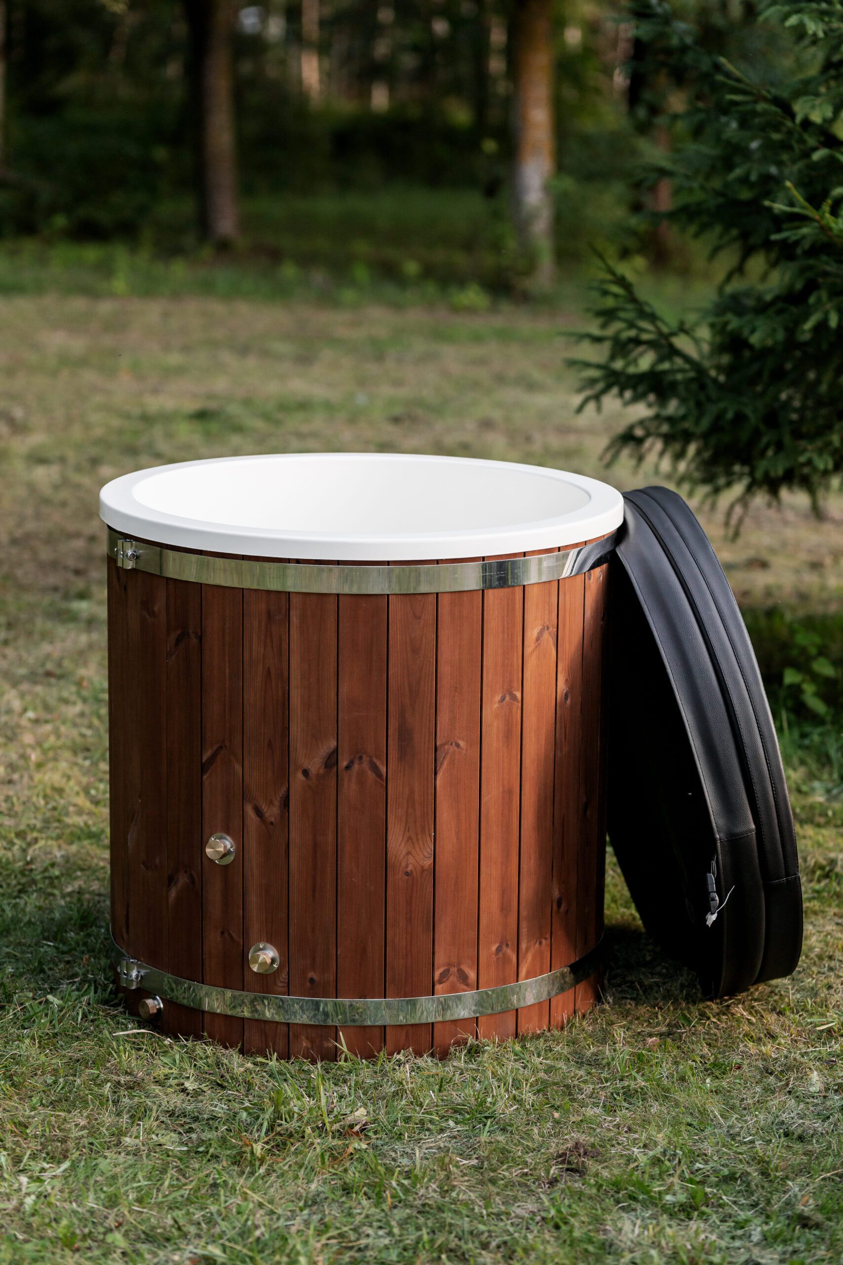 Single-person cold water tub – Thermo wood - 10