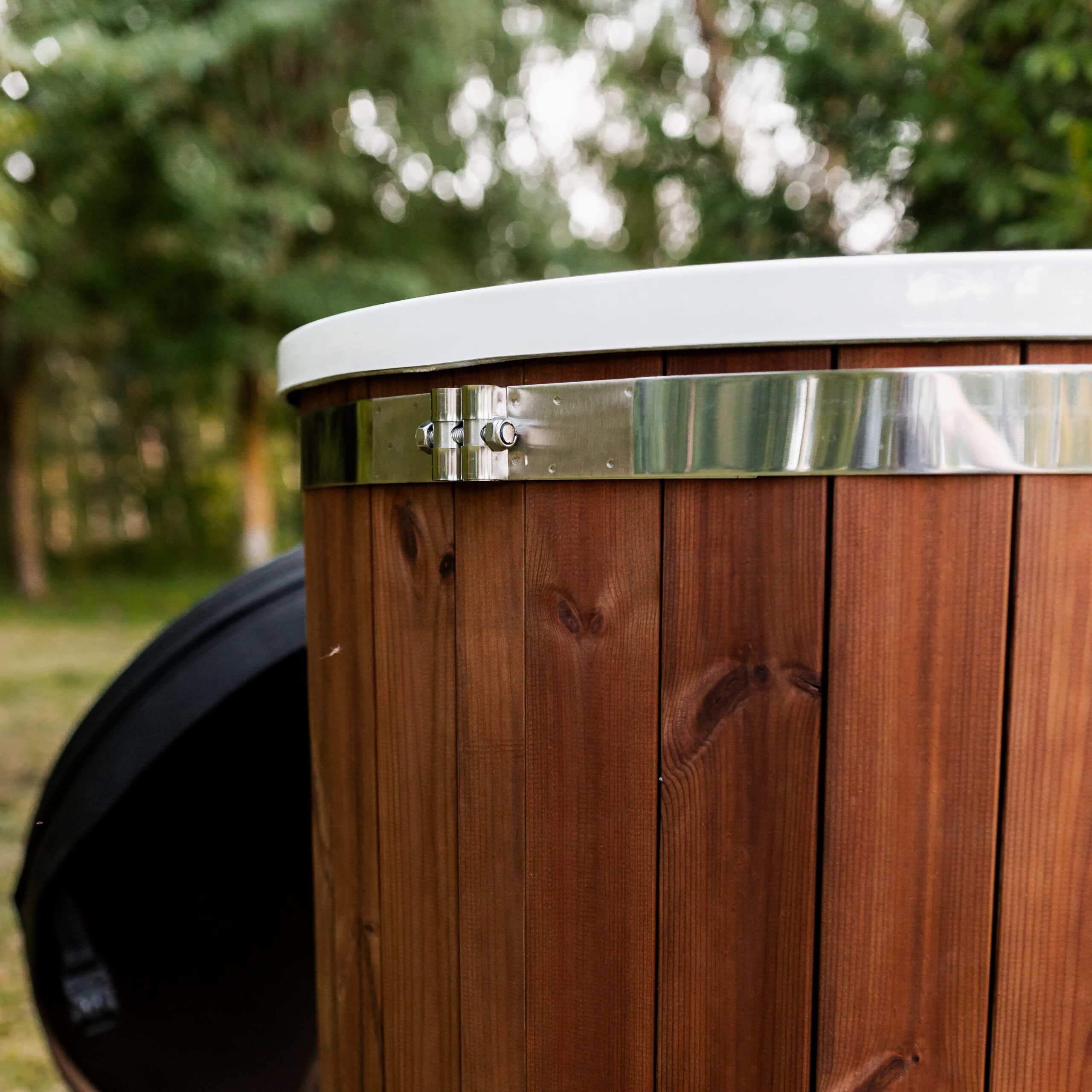 Single-person cold water tub – Thermo wood - 16