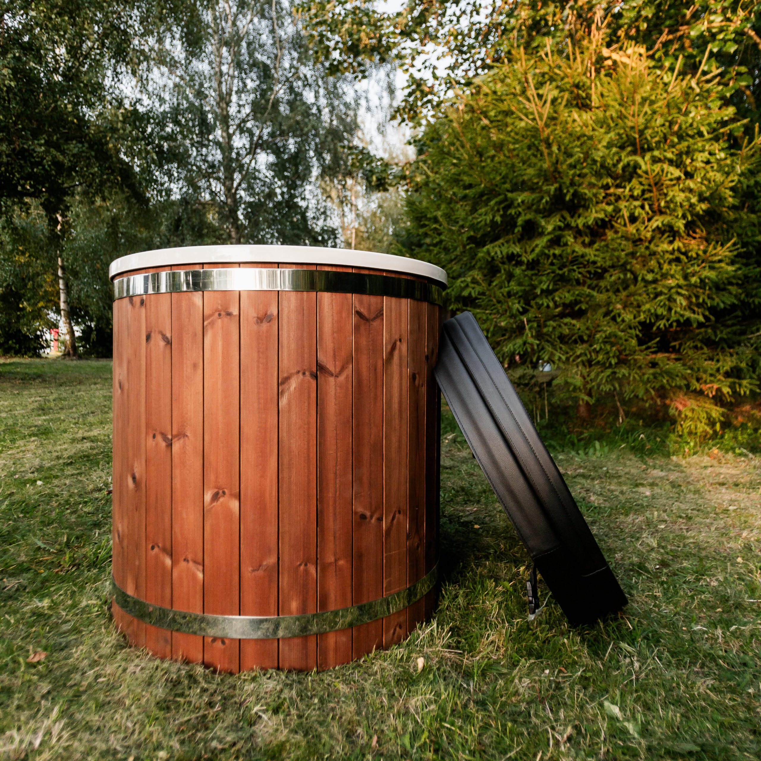 Single-person cold water tub – Thermo wood - 19