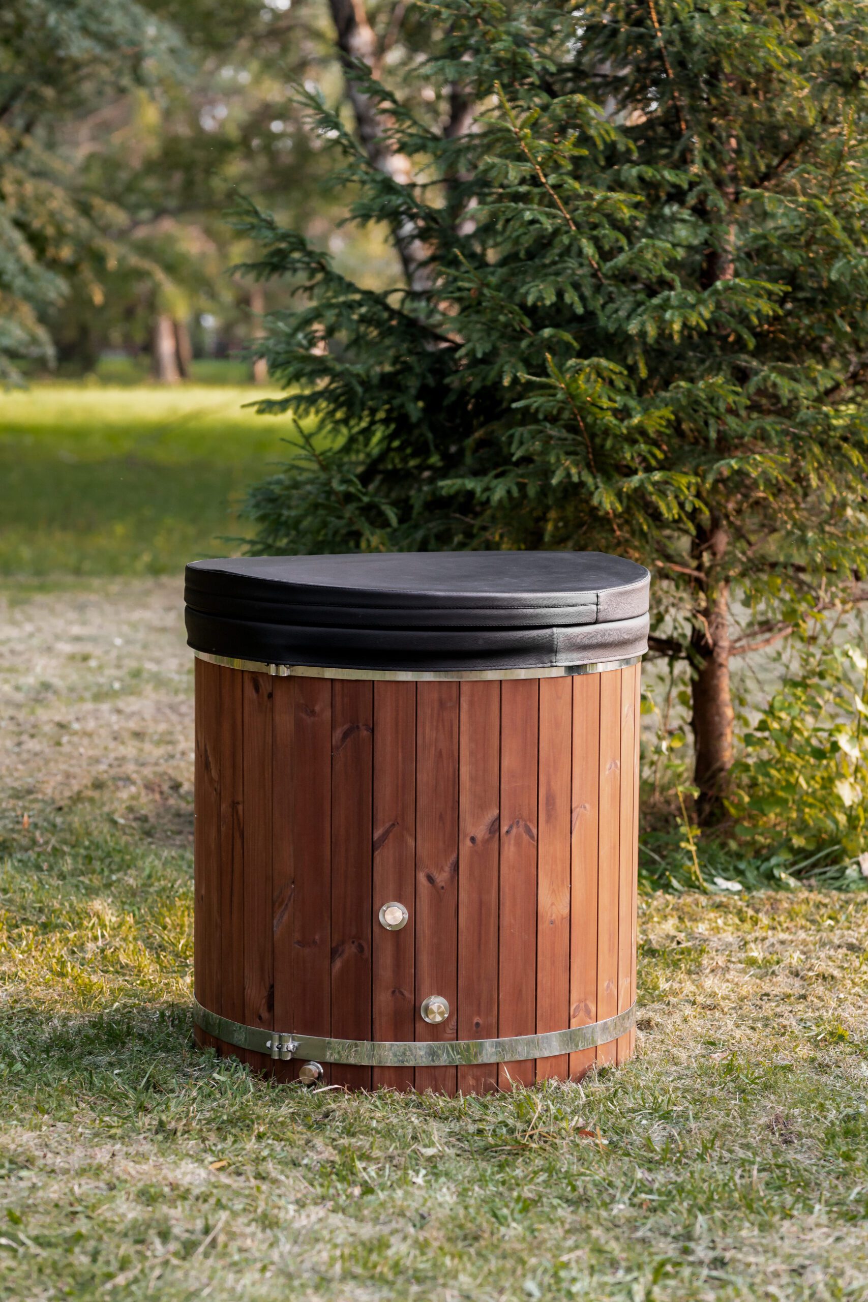 Single-person cold water tub – Thermo wood - 2