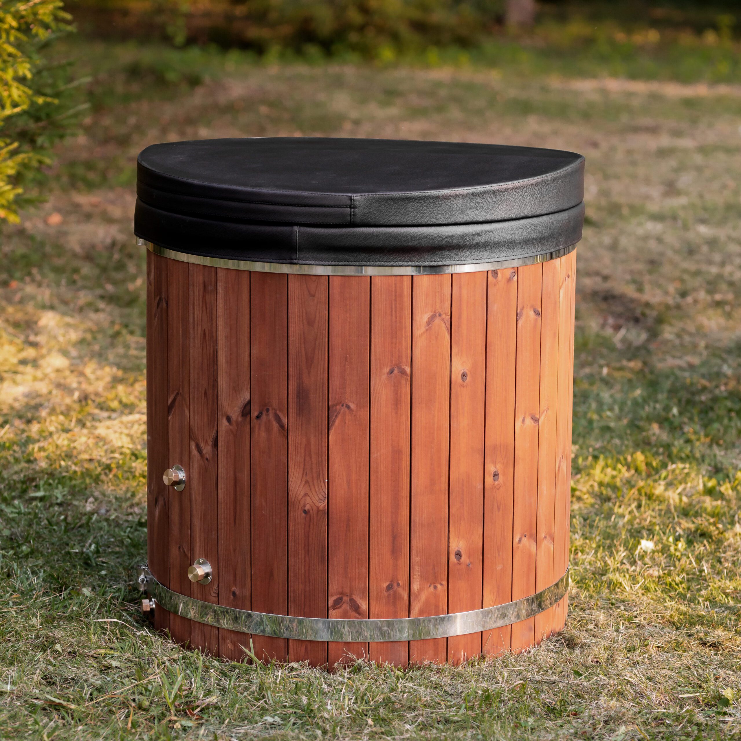 Single-person cold water tub – Thermo wood - 4