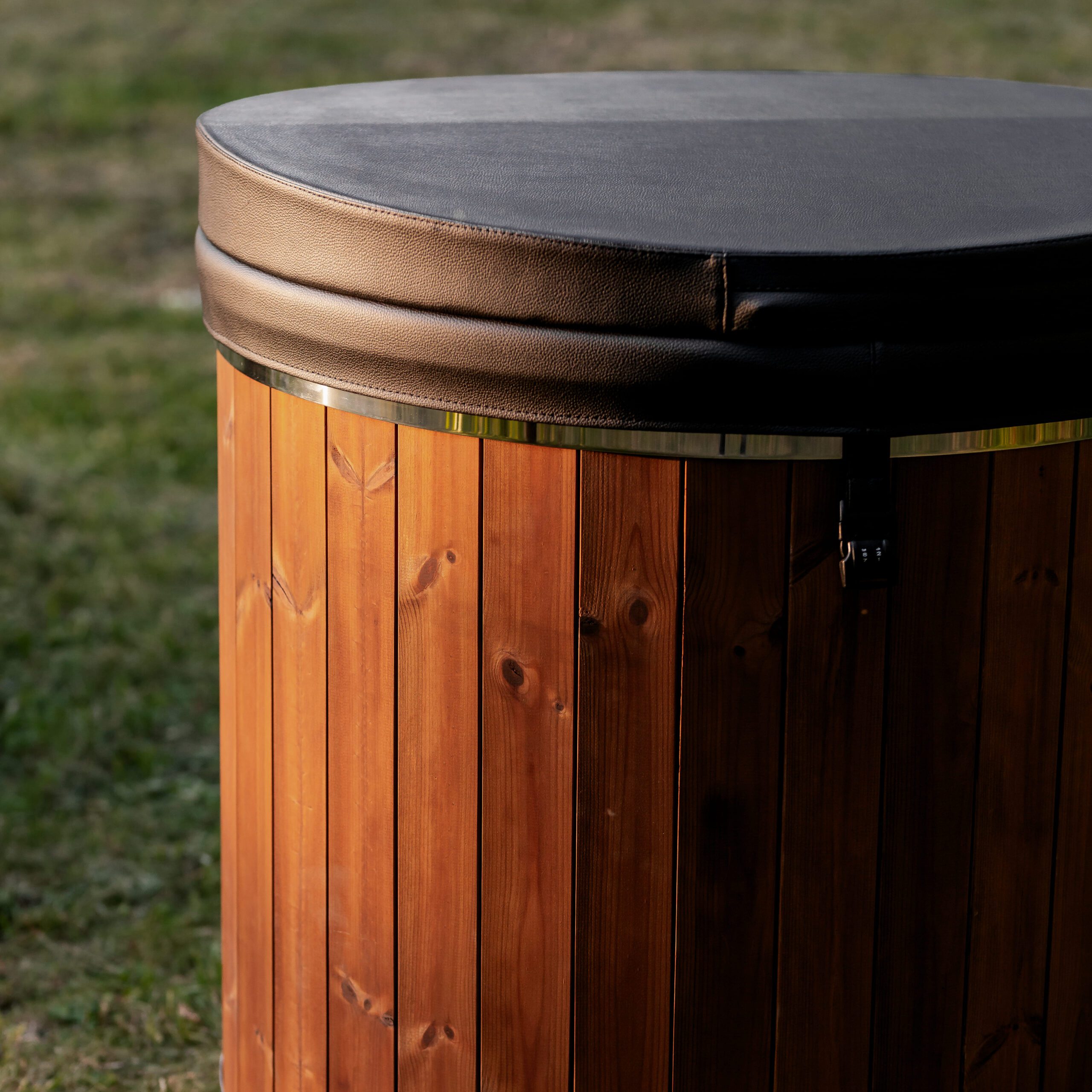Single-person cold water tub – Thermo wood - 7